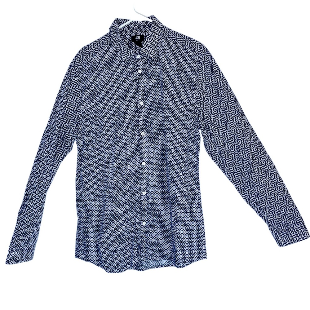 Gio Print Button Down Shirt